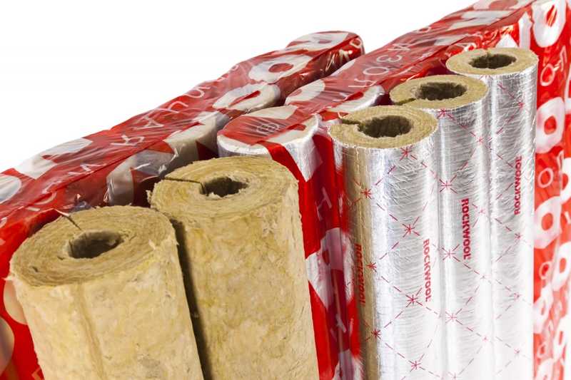 Цилиндры навивные кашированные фольгой ROCKWOOL