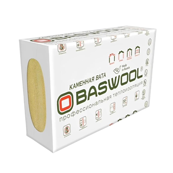 Утеплитель Baswool Вент Фасад 80 50х600х1200 мм