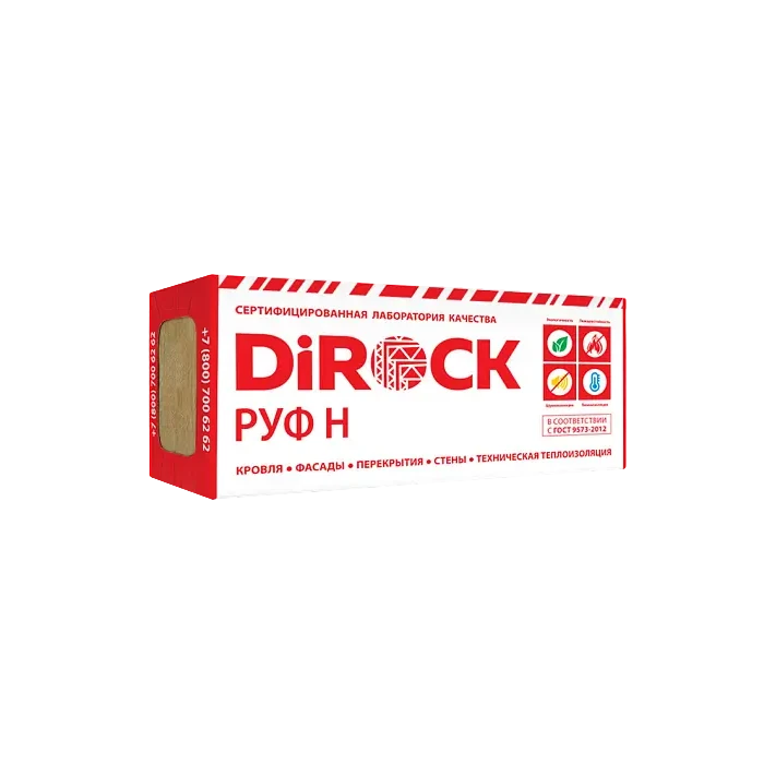 Утеплитель Дирок Руф Н 115 50х600х1000