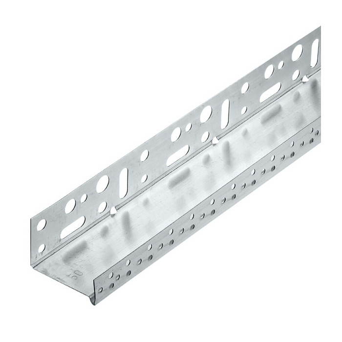 Профиль цокольный алюминиевый 50 мм 2,5 м 0,7 мм