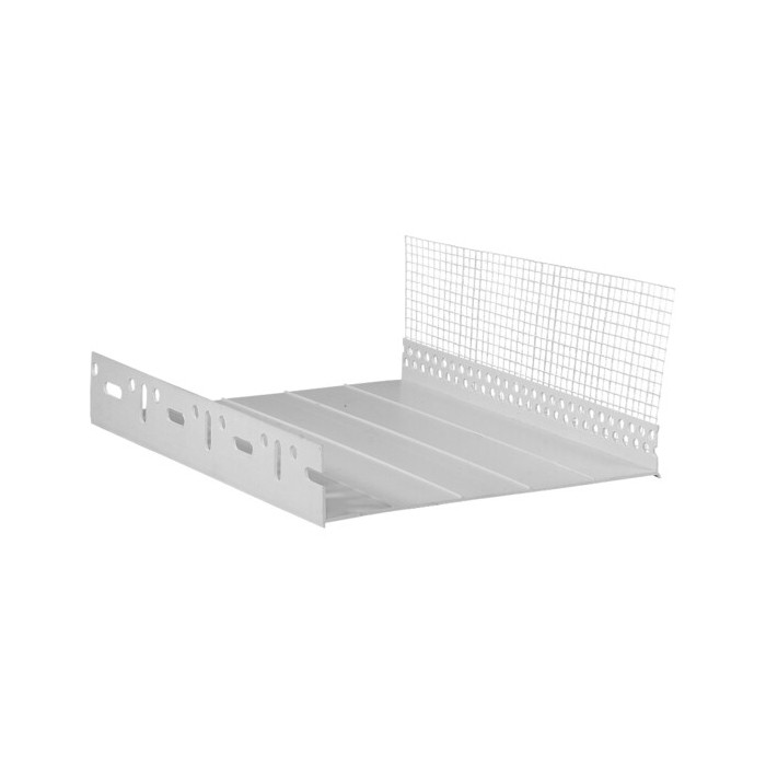 Профиль цокольный Profigips пластиковый с сеткой 203 мм 2 м