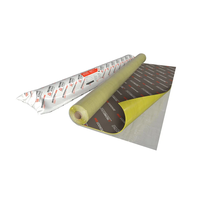 Мембрана звукоизоляционная Звукоизол ВЭМ СМК 4х1200х2500 мм 3 кв.м самоклеящаяся