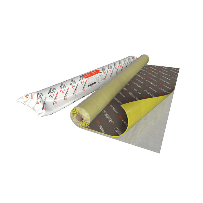 Мембрана звукоизоляционная Звукоизол ВЭМ СМК 4х1200х2500 мм 3 кв.м самоклеящаяся