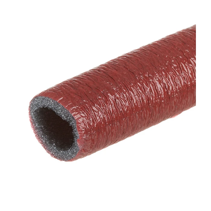 Теплоизоляция для труб Стенофлекс ПЭ 22х6х1000 мм красная (упаковка 10 шт.)