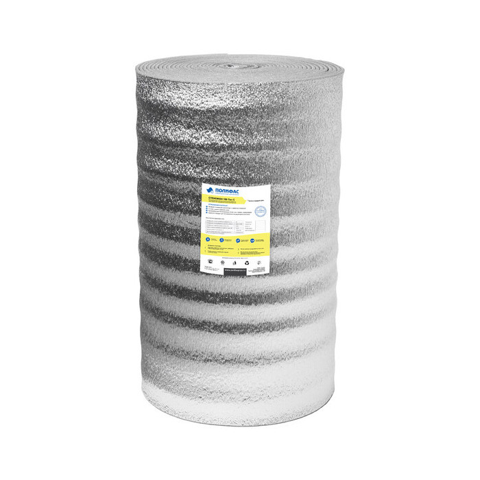 Теплоизоляция отражающая универсальная НПЭ ЛФ 190 тип С 3 мм 1х25 м