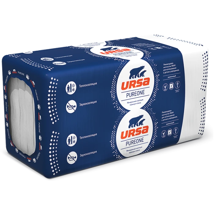 Утеплитель Ursa Pureone 34 PN 100х610х1250